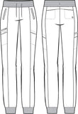 Healing Hands- HH Purple Label 9244 Toby Jogger Pant