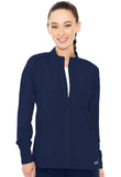 Med Couture- MC2660 MC INSIGHT Zip Front Warm-Up With Shoulder Yokes