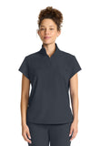 Healing Hands- Quest HH752 Women's Partial Zip Stand Collar Top Bella