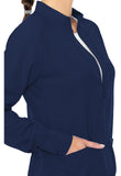 Med Couture- MC2660 MC INSIGHT Zip Front Warm-Up With Shoulder Yokes