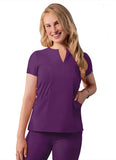 Adar-A6004 Women's Notched V-Neck Top