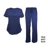 Natural Uniforms - Women's Soft Stretch Drop Neck Scrub Sets (Style # 8200-9200)